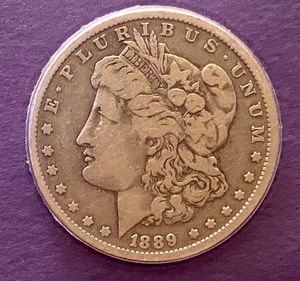 1889-O Morgan Silver Dollar-Postal Commemorative Society Silver Dollar Collection
