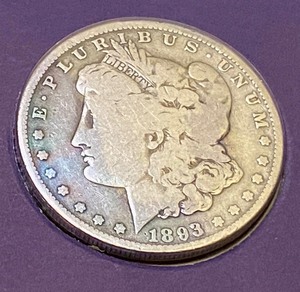 1893-O Morgan Silver Dollar- Postal Commemorative Society Silver Dollar Collection