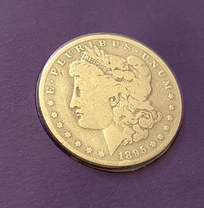 1895-O Morgan Silver Dollar- Postal Commemorative Society Silver Dollar Collection