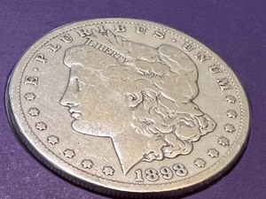 1898-S Morgan Silver Dollar- Postal Commemorative Society Silver Dollar Collection