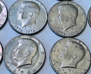 (23) Kennedy Half Dollar Coins