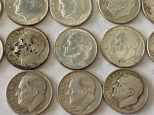 (18) Vintage U.S. Roosevelt Dimes