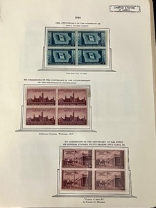 United Stamps Stamp Collection - 1945-1966