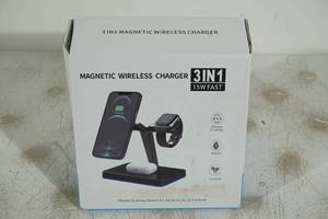 lot 12 image: 3 in 1 Apple Product Wireless Charging Stand - iPhone, Watch, Air Pods