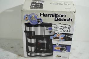 lot 72 image: Hamilton Beach 2 Way Brewer Coffee Maker