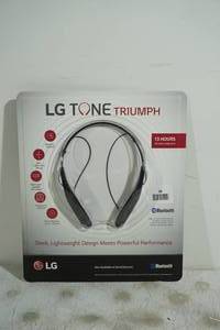 lot 38 image: NEW LG Tone Triumph Bluetooth Earbuds
