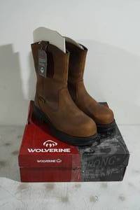 lot 67 image: NEW Wolverine Hellcat 10 Waterproof Work Boots - Mens 10.5 M