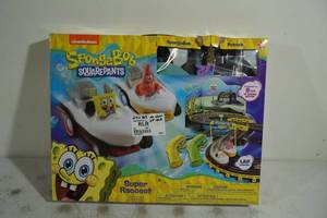 lot 183 image: Spongebob Squarepants Super Raceset Slot Racing Track