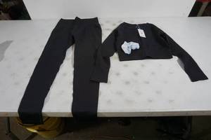 lot 168 image: Black Outfit with Hair Scrunchie - Juniors Small