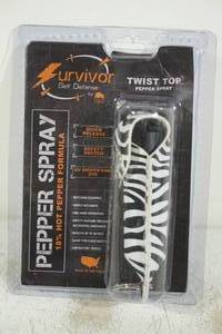 lot 197 image: NEW Survivor Self Defense Pepper Spray
