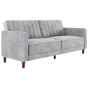 lot 159 image: DHP Iris Transitional Tufted Futon - Light Gray