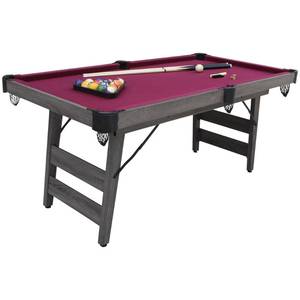 lot 6 image: Hathaway Pendleton 6 Ft Portable Pool Table