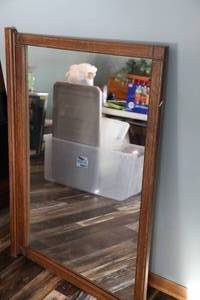 Wooden Framed Mirror