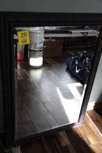 Black Wood Framed Mirror