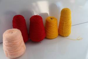 Five Skeins Of Yarn- (Different Colors)