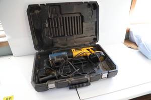 DeWalt Battery Operated Tool With Charger In A Carrying Case