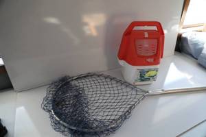 Fish Dip Landing Net-Challenge Plastic Bait Lagoon Trolling Minnow Bucket
