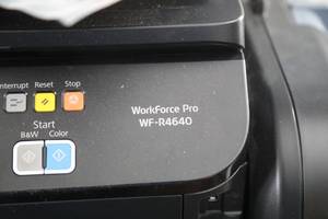 Epson Work Force Pro WF-R4640 Printer -Epson Yellow R12-Magenta R12-Cyan R12 Ink Cartridges