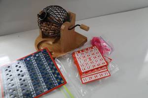 Bingo Game Items With Cards, Etc.