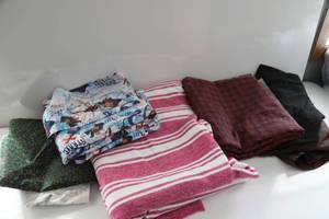 Five Pieces Of Various Colors Of Material