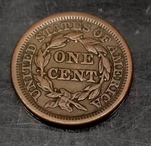 1848 US BRAIDED HAIR LARGE CENT