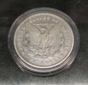 1882-O MORGAN SILVER DOLLAR IN AIRTITE