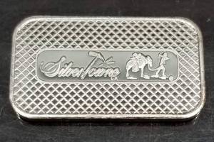 1 TROY OZ .999 FINE SILVER BAR SILVERTOWNE PROSPECTOR