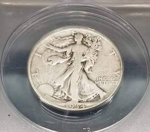 1934-D WALKING LIBERTY HALF DOLLAR VG10 ANACS
