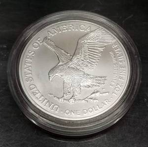 2021 type 2 AMERICAN SILVER EAGLE 1 TROY OZ .999 FINE SILVER IN AIRTITE