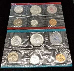 1964 US P & D MINT SET IN ORIGINAL PACKAGING