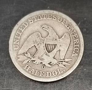 1858-O US SEATED LIBERTY HALF DOLLAR