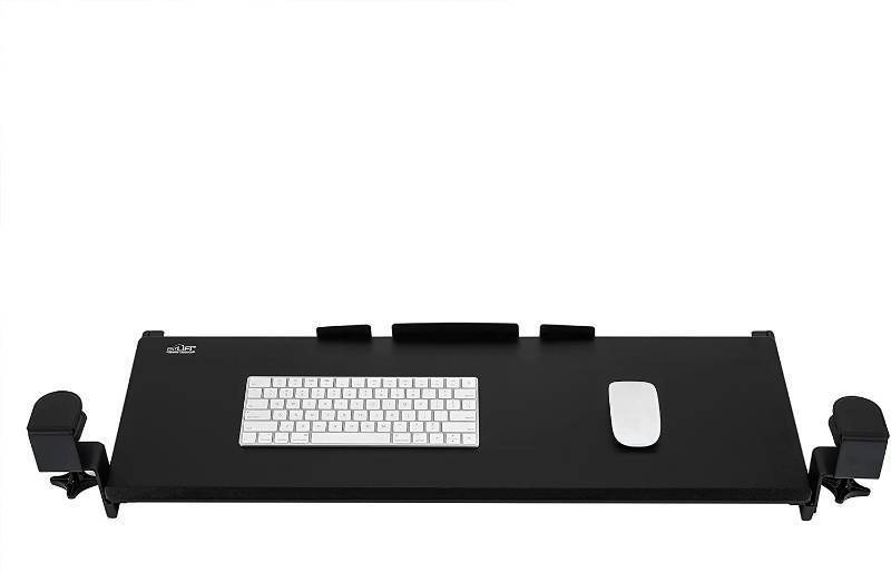 lot 191 image: Seville Classics Airlift Ergonomic Desk Keyboard And Mouse Tray