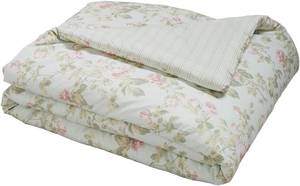 lot 22 image: Laura Ashley Madelynn Collection Luxury Ultra Soft Comforter, Queen
