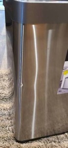 lot 81 image: EKO Mirage X 80 Liter  21.1 Gallons Motion Sensor Trash can, Brushed Stainless Steel
