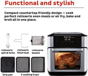 lot 75 image: Instant Vortex Plus 10 Quart Air Fryer,