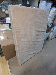 lot 220 image: Barkbox Memory Foam Platform Dog Bed, Tan, X-Large