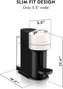 lot 30 image: Nespresso Vertuo Next Coffee and Espresso Maker by DeLonghi, White
