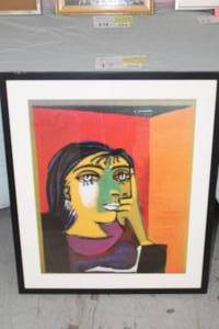 Portrait of Dora Moar - Pablo Picasso 1937 Print , FramedSingle Matte