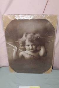 Vintage Cupid Awake by Morris Burke Parkinson Signed Print , Unframed