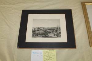 Vintage The Retreat of the British from Concord Engraving Print , UnframedSingle Matte