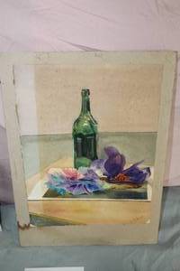 Wine Signed Art , Unframed