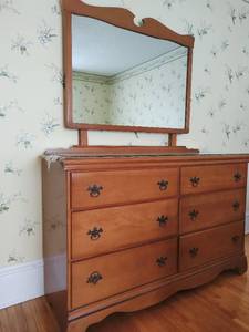 Vintage Dresser with Mirror