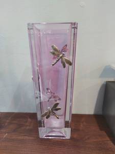 Pink Crystal Vase