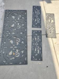 Four Rubber Mats