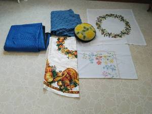 Collection of Vintage and Handmade Linens