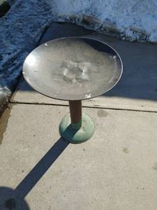 Metal Bird Bath