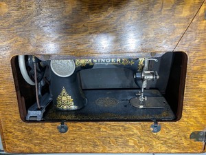 Old Singer Sewing Machine Cabinet