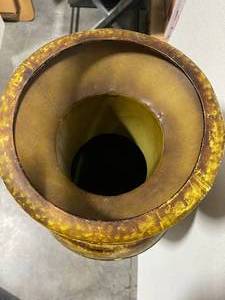 Large Metal Vase