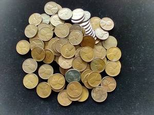 100 Unsearched Wheat Pennies