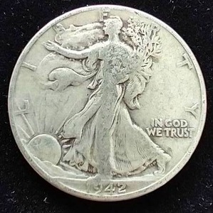 1942 Walking Liberty Half Dollar